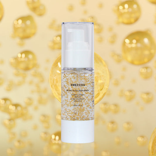 Retinol and Collagen Serum for face with Collagen Balls Niacinamide Green Tea Extract Vitamin C Retinol Natural Anti-aging Moisturizing Vitamin A Soothing and Amino Acid| Giftable|