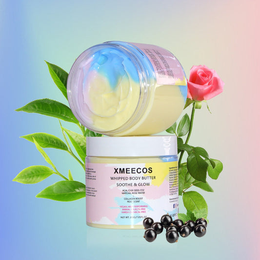 Whipped Body Butter for Men and Women | Vegan| Cruelty-free| Moisturizing| Soothing| Gentle| Collagen| Giftable Great for Dry Skin
