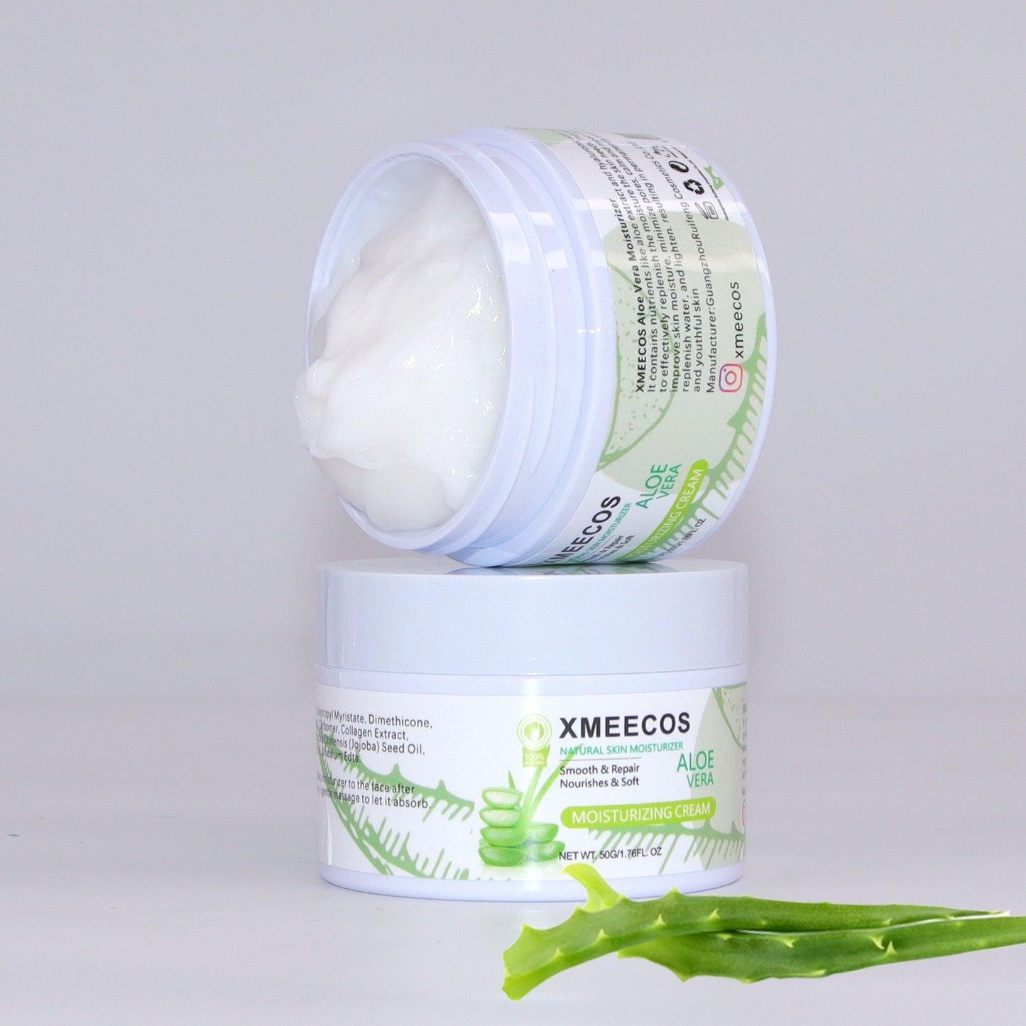 Aloe Vera Moisturizing Face Cream Natural Cruelty-free for Men and Women| Smooth| Repairing| Gentle| Hydrating For Dry skin