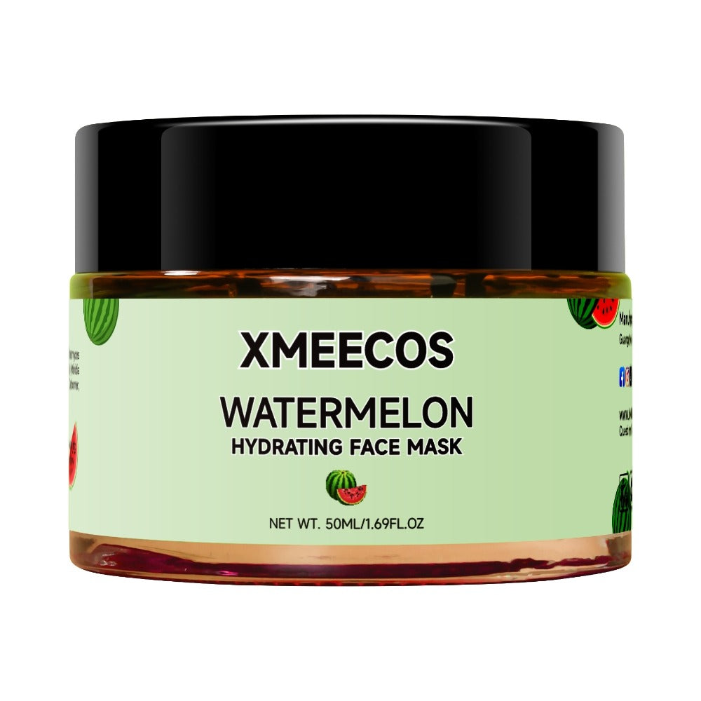 XMEECOS Watermelon Hydrating Face Mask Moisturizing Softening Cruelty free| watermelon Extract| Smooth Skin| Brightening with Niacinamide (new label)