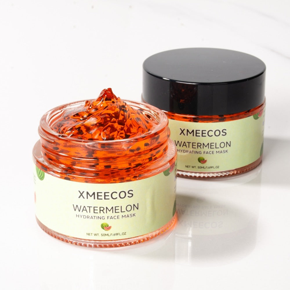 XMEECOS Watermelon Hydrating Face Mask Moisturizing Softening Cruelty free| watermelon Extract| Smooth Skin| Brightening with Niacinamide (new label)